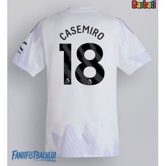 Manchester United Casemiro #18 Tricou Fotbal Replică 2025-26 Barbati Deplasare